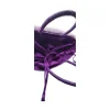 Kiara Shoes Borsa in Raffia Lilla con...