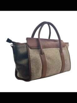 Kiara Shoes Borsa marrone con manici in... Discount