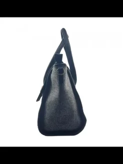 Kiara Shoes Borsa nera con manici in... Sale
