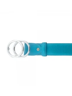 Kiara Shoes CINTURA AZZURRA IN PELLE DA... Best