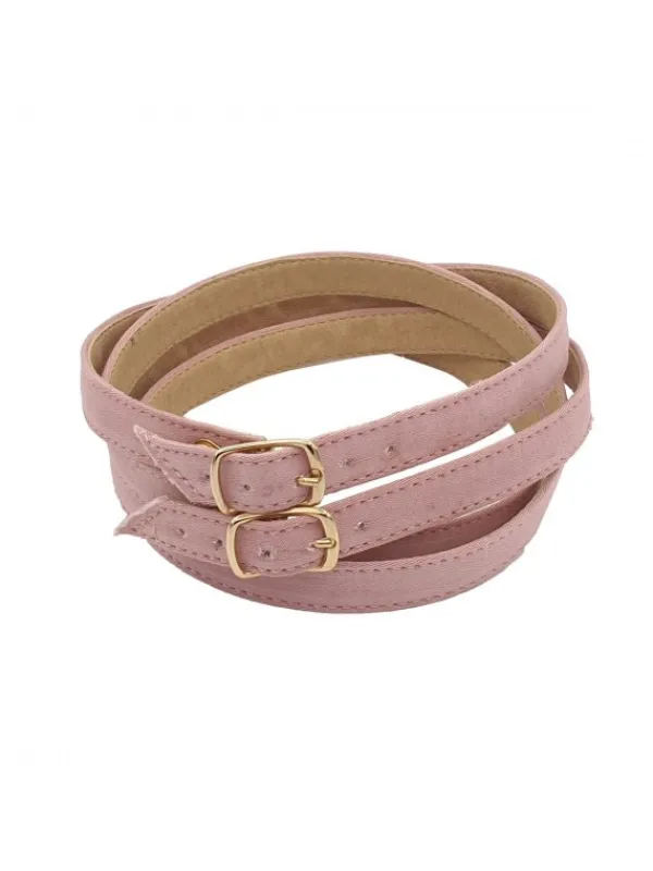 Kiara Shoes Cinturino per zoccoli Rosa Clearance