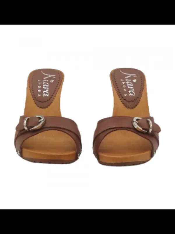 Kiara Shoes MULES ELEGANTI MARRONI CON... Marrone Online