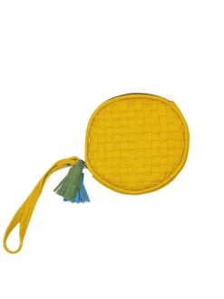 Kiara Shoes PORTAMONETE GIALLO CON...