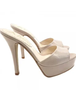 Kiara Shoes SABOT IN VERA PELLE BEIGE... Best