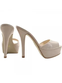 Kiara Shoes SABOT IN VERA PELLE BEIGE... Best