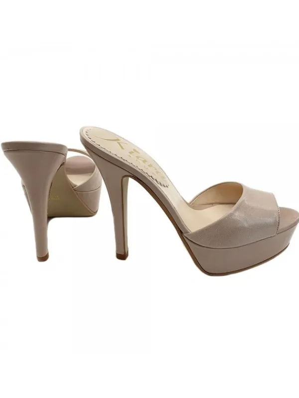 Kiara Shoes SABOT IN VERA PELLE BEIGE... Best