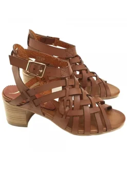 Kiara Shoes SANDALI ALLA SCHIAVA COLOR... Cuoio Online