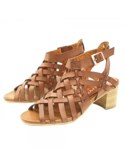 Kiara Shoes SANDALI ALLA SCHIAVA COLOR... Cuoio Online