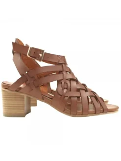 Kiara Shoes SANDALI ALLA SCHIAVA COLOR... Cuoio Online