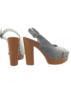 Kiara Shoes SANDALI ALTI GRIGIO TORTORA... Sale