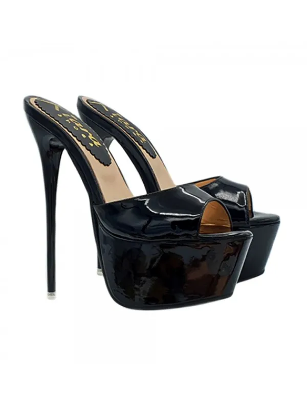 Kiara Shoes Sandali Altissimi Tacco 17... Nero Outlet