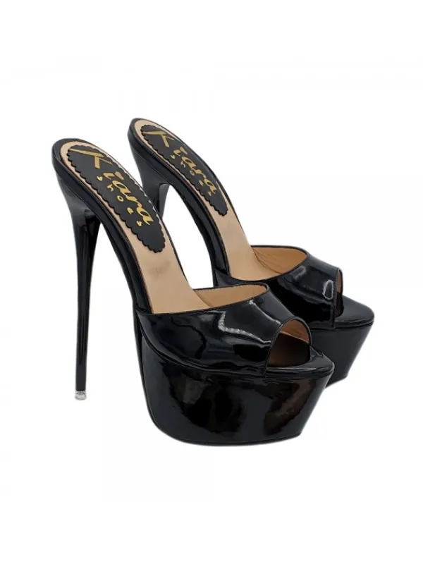Kiara Shoes Sandali Altissimi Tacco 17... Nero Outlet