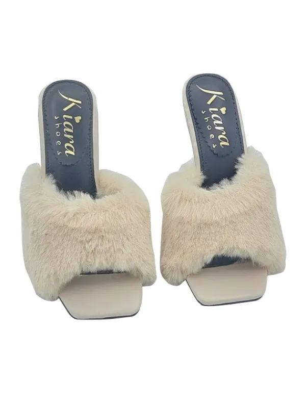 Kiara Shoes SANDALI ELEGANTI CON... Beige Hot