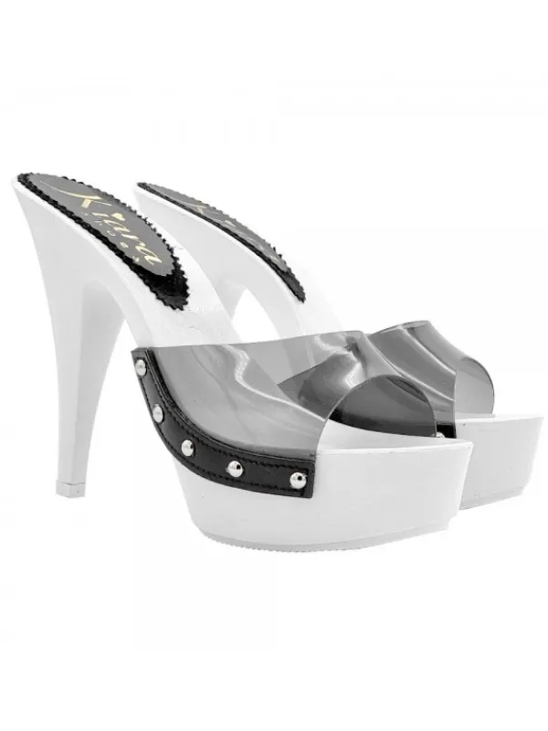 Kiara Shoes SANDALI BIANCHI CON FASCIA... Nero New