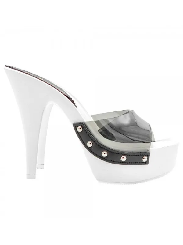 Kiara Shoes SANDALI BIANCHI CON FASCIA... Nero New