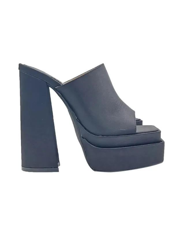 Kiara Shoes SANDALI CON DOPPIO PLATEAU... Nero Discount