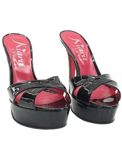 Kiara Shoes SANDALI IN VERNICE NERA... Nero Best