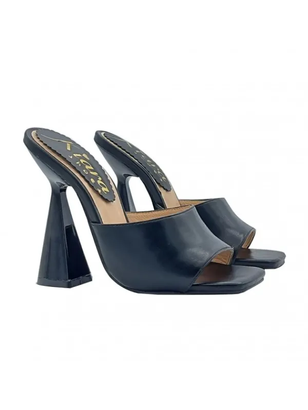 Kiara Shoes SANDALI NERI CON TACCO A... Nero Best