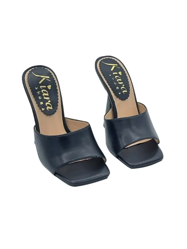 Kiara Shoes SANDALI NERI CON TACCO A... Nero Best
