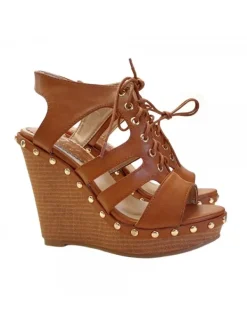 Kiara Shoes SANDALI ZEPPA COLOR ... Cuoio Best