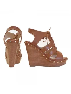 Kiara Shoes SANDALI ZEPPA COLOR ... Cuoio Best
