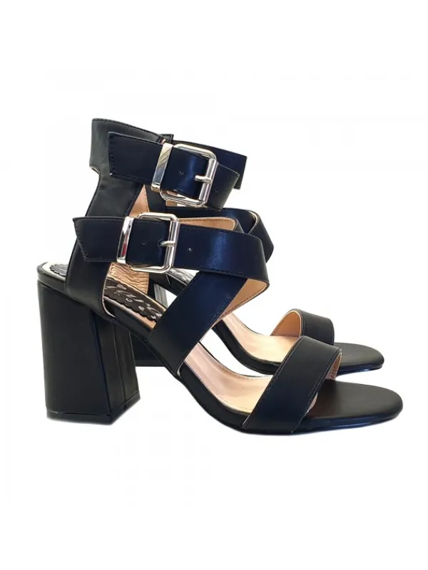 Kiara Shoes SANDALO DA DONNA CON... Nero Hot