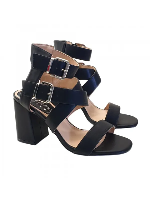 Kiara Shoes SANDALO DA DONNA CON... Nero Hot