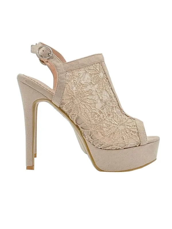Kiara Shoes SANDALO IN MACRAME ... Beige Online