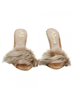 Kiara Shoes SANDALO IN SUGHERO CON...