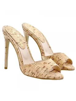 Kiara Shoes SANDALO IN SUGHERO TACCO 12 Hot