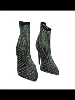 Kiara Shoes Tronchetti da donna a punta... Nero Best