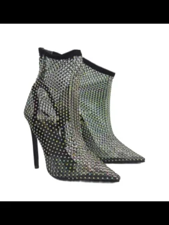 Kiara Shoes Tronchetti da donna a punta... Nero Best