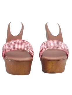 Kiara Shoes ZEPPA A ZOCCOLO FASCIA... Rosso Clearance