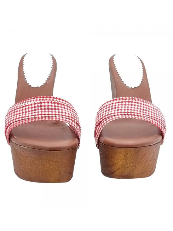 Kiara Shoes ZEPPA A ZOCCOLO FASCIA... Rosso Clearance