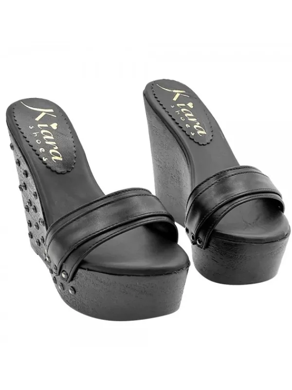 Kiara Shoes ZEPPA CON BORCHIE Nero Hot