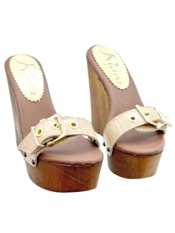 Kiara Shoes ZEPPA FASCIA IN... Beige Sale