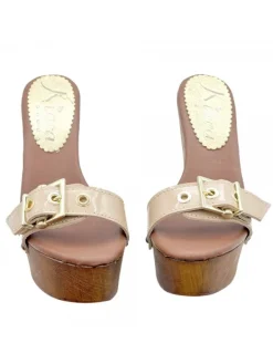 Kiara Shoes ZEPPA FASCIA IN... Beige Sale