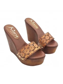 Kiara Shoes ZEPPA CON FASCIA... Marrone Outlet