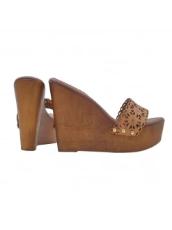 Kiara Shoes ZEPPA CON FASCIA... Marrone Outlet