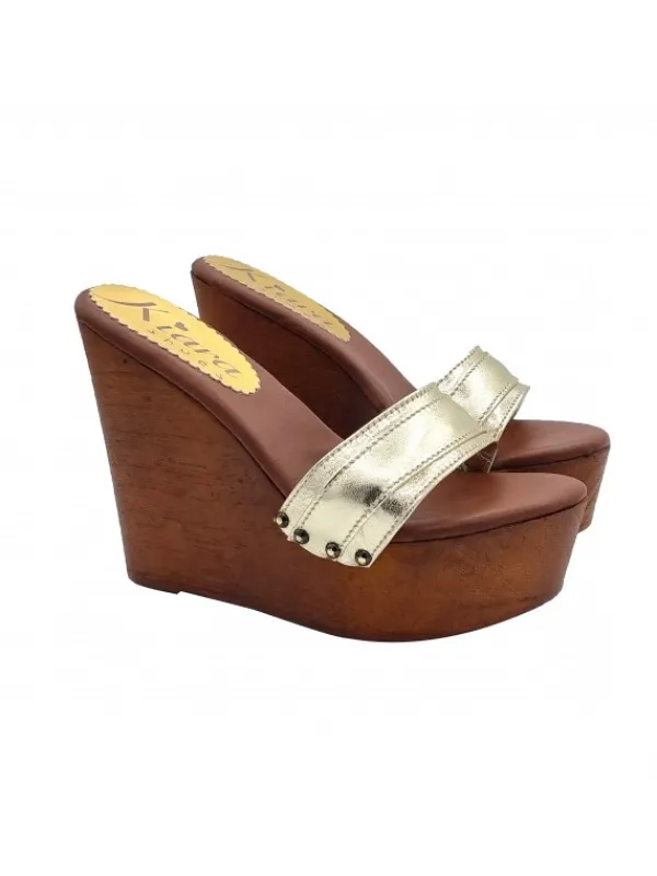 Kiara Shoes ZEPPE ALTE COLOR PLATINO... Oro Online