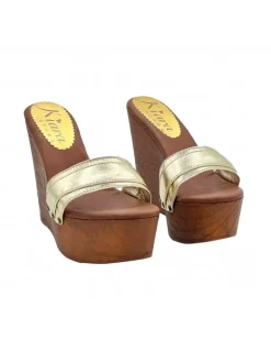 Kiara Shoes ZEPPE ALTE COLOR PLATINO... Oro Online