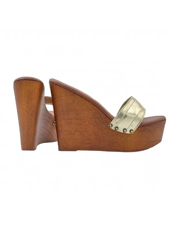 Kiara Shoes ZEPPE ALTE COLOR PLATINO... Oro Online