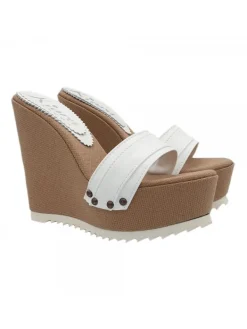 Kiara Shoes ZEPPE DA DONNA ARTIGIANALI... BIANCO