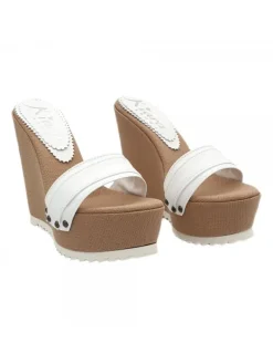 Kiara Shoes ZEPPE DA DONNA ARTIGIANALI... BIANCO