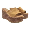 Kiara Shoes ZEPPE IN CAMOSCIO SINTETICO... Cuoio Online