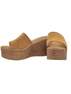 Kiara Shoes ZEPPE IN CAMOSCIO SINTETICO... Cuoio Online