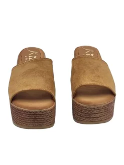 Kiara Shoes ZEPPE IN CAMOSCIO SINTETICO... Cuoio Online