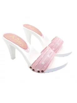 Kiara Shoes ZOCCOLETTI COMODI BIANCHI... Rosa Clearance