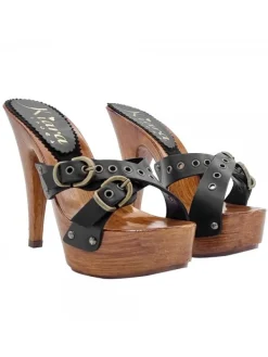 Kiara Shoes ZOCCOLI ALTI NERI CON... Nero Online