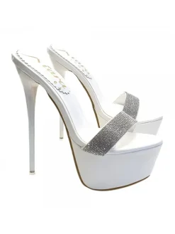 Kiara Shoes ZOCCOLI ALTISSIMI IN... BIANCO Sale